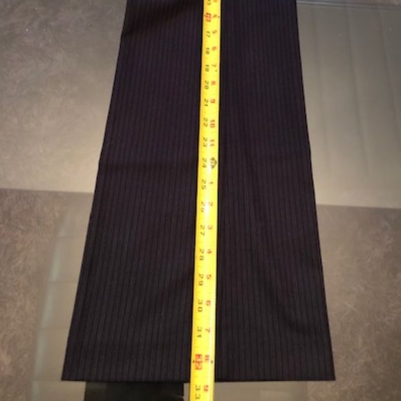 AT LOFT NAVY BLUE STRIPPED MARISSA TROUSER - Picture 4 of 4